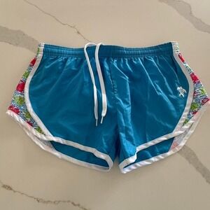 Simply southern Blue and white athletic shorts Size M